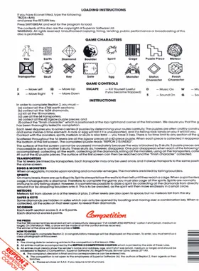 Repton 2 (1985)(Superior) box cover back